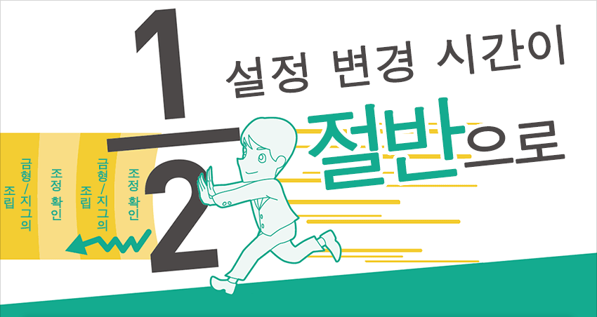 설정 변경 시간이 절반으로 금형/지그의 조립 조정 확인 금형/지그의 조립 조정 확인