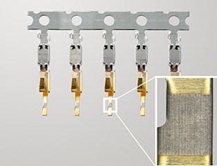 금 도금 커넥터