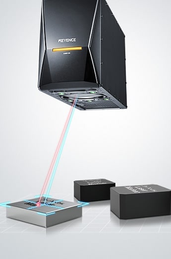 초점과 위치가 어긋나지 않는 3-Axis 하이브리드 레이저 마킹기 MD-X 시리즈