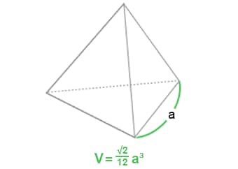 정사면체의 부피