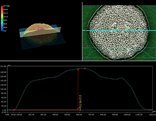 솔더 크림의 도포 상태 관찰과 3D 치수 측정