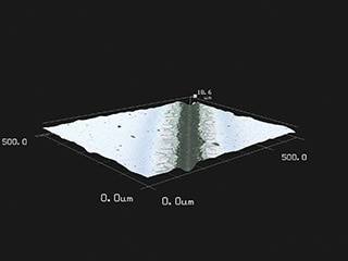 3D 화상에 의한 구조 확인과 높이 컬러 표시, 3D 형상 측정