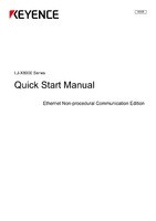 LJ-X8000 Series Quick Setup Manual Ethernet Non-procedural communication