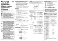 SR-EC1/SR-PN1 취급설명서