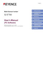 SJ-F700 User's Manual (PC Software)