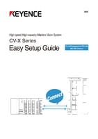 CV-X 시리즈 간단 조작 가이드 제어·통신편 PLC 링크 (MELSEC Q시리즈) (영어)