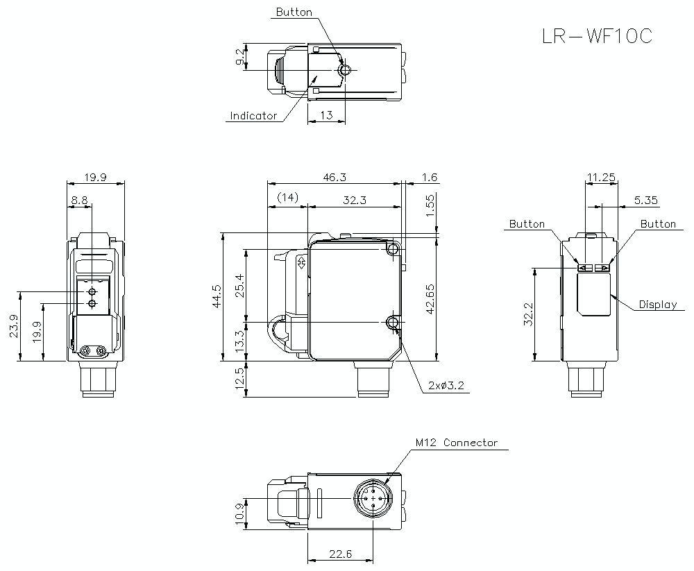 LR-WF10C Dimension